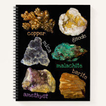 Amethyst Glimmer Koppar Barit Malakit Geod Stenar
