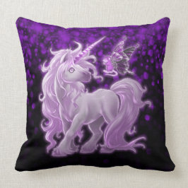 Amethyst Gnistra Rosa Unicorn Kudde