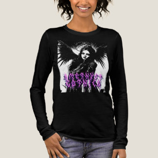 Amethyst Gothica Mörk Angel Långärmad T Shirt