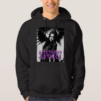 Amethyst Gothica Officiell Mörk Angel hoodie