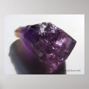 Amethyst kristall 1 poster