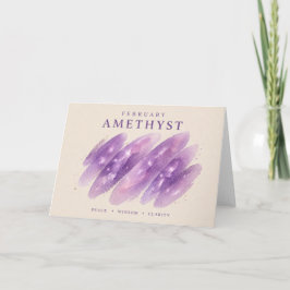 Amethyst Kristall Swipe Kort