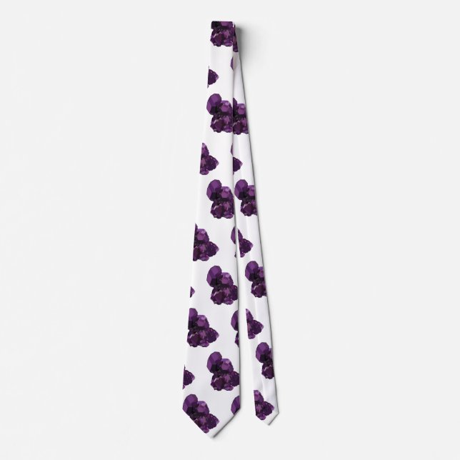 Amethyst Kristallsten Krage Slips (Framsida)