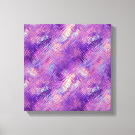 Amethyst Lila Kristall Gelstruktur Canvastryck