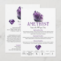 Amethyst Lila Kristall Metafysiska Egenskaper