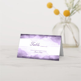 Amethyst Lila Plommon Modern Bordsnummer Sittplats Placeringskort
