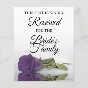 Amethyst Lila Ro Reserved Oversived Place Card