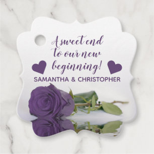 Amethyst Lila Ro Sweet End New Beginning Gåvor Etiketter