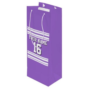 Amethyst Lila Wht Team Jersey Anpassningsbar Numbe