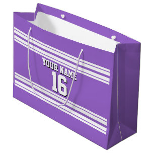 Amethyst Lila Wht Team Jersey Anpassningsbar Numbe