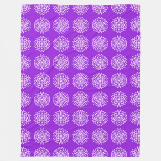 Amethyst Mandala Fleecefilt (Framsidan)