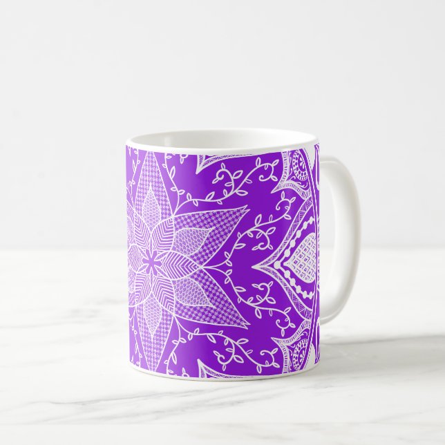 Amethyst Mandala Kaffemugg (Framsida höger)