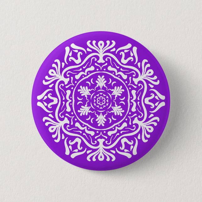Amethyst Mandala Knapp (Framsida)