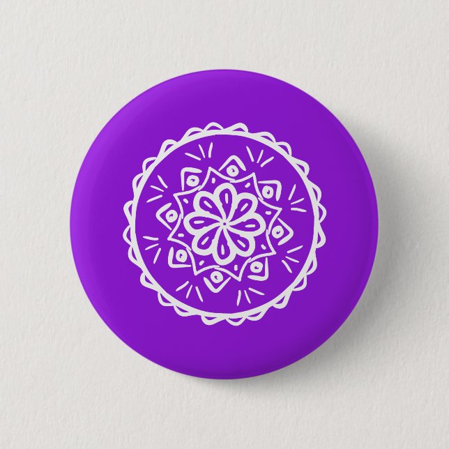 Amethyst Mandala Knapp (Framsida)