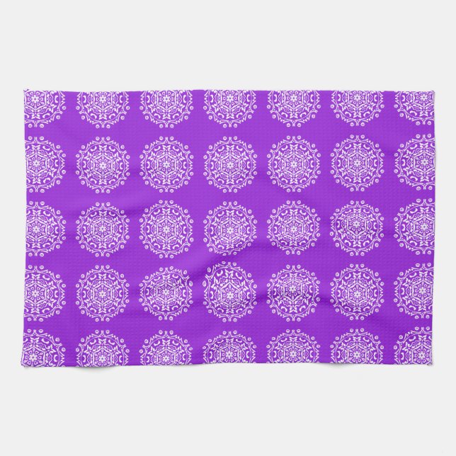 Amethyst Mandala Kökshandduk (Horisontell)