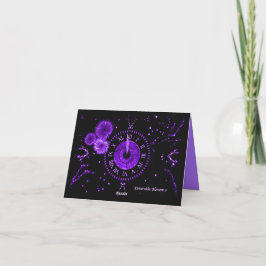 Amethyst Midnight Clock Tack Kort