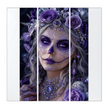 Amethyst Moon Calavera – Lila Alla själars dag