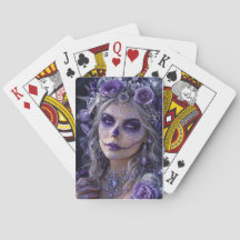 Amethyst Moon Calavera – Lila Alla själars dag