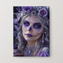 Amethyst Moon Calavera – Lila Alla själars dag