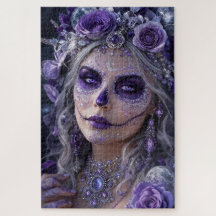 Amethyst Moon Calavera – Lila Alla själars dag