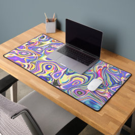 Amethyst Multifärgad Amoeba Mönster