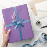 Amethyst Orchid Presentpapper<br><div class="desc">Solid färg Ametyst Orchid-förpackning papper för att matcha den valda bröllop färg-paletten.</div>