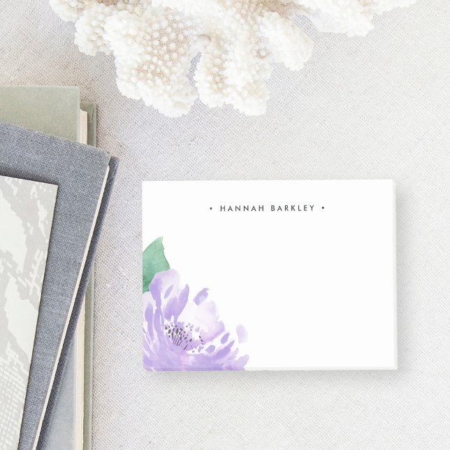 Amethyst Peony | PERSONLIG Post-it Block (Skapare uppladdad)