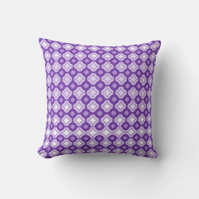 Amethyst Purple Throw Pillow Kudde (Framsida)