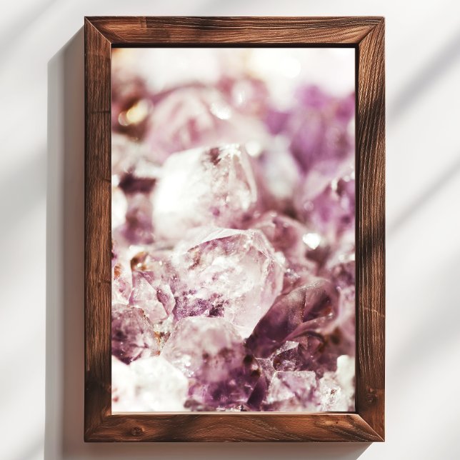 Amethyst Quartz Crystal Poster (Skapare uppladdad)