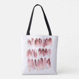 Amethyst - rosa kvartar tygkasse
