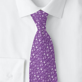 Amethyst Små Blommor Slips