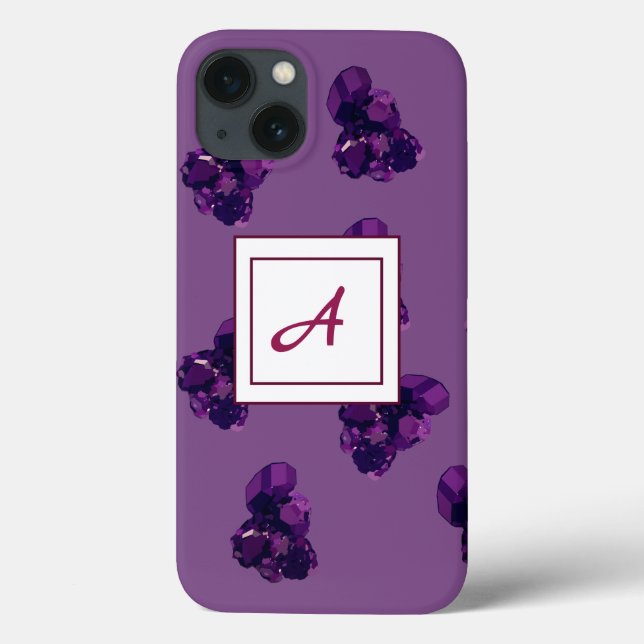 Amethyst Stones vector iPhone 6/6s, Tuff Xtreme (Baksida)