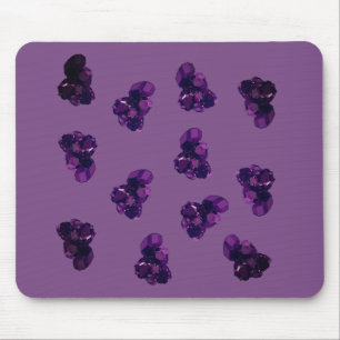 Amethyst Vektor Art Mönster Musmattor