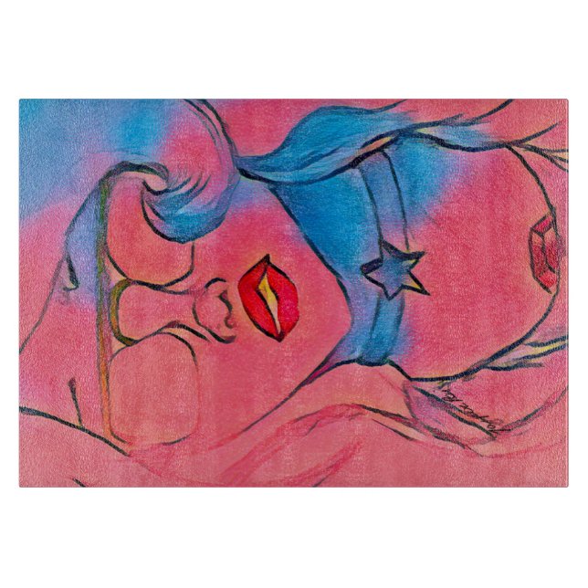 Amethyst Vibes Edition 1 Glass Art (Framsidan)