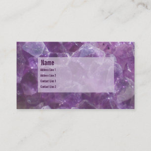 Amethyst visitkort