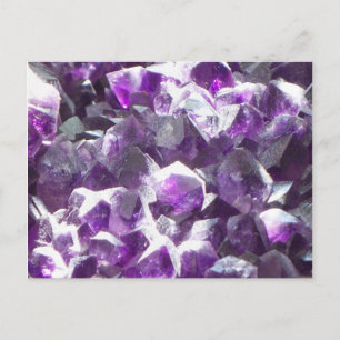Amethystkristall vykort
