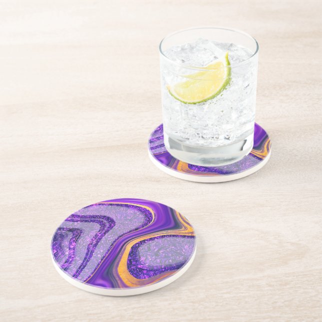 Amethystvågor Underlägg (Sidan)