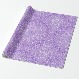 Ametist Mandala Mönsterdesign Presentpapper
