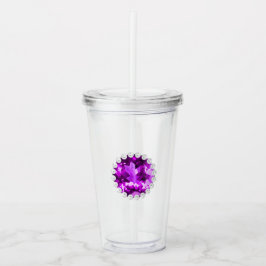 Ametist och pärlor take away mugg