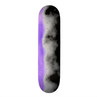 Ametist Vit Grå Svart Geod Druzy Kristall look Skateboard Bräda 20,5 Cm