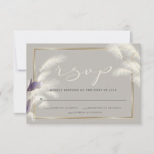 Ametyst Anthurium Pampas Grass OSA Kort