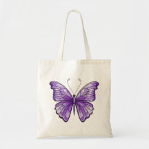 Ametyst Butterfly Tote