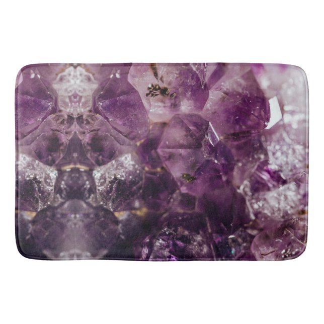 Ametyst Crystal Cleansing Energy Bath Mat Badrumsmatta (Framsidan)