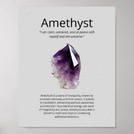 Ametyst Crystal: Poster