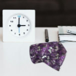 Ametyst Crystals Photo Tiled Slips<br><div class="desc">Den här slipningen innehåller ett tippat foto av ametystkristaller. Den här tiden skulle göra en underbar Fars dag-gåva till ett sten-råd.</div>