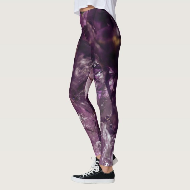 Ametyst Crystals Yoga Energy Leggings (Vänster)