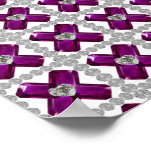 Ametyst Diamond Art, Lila Poster