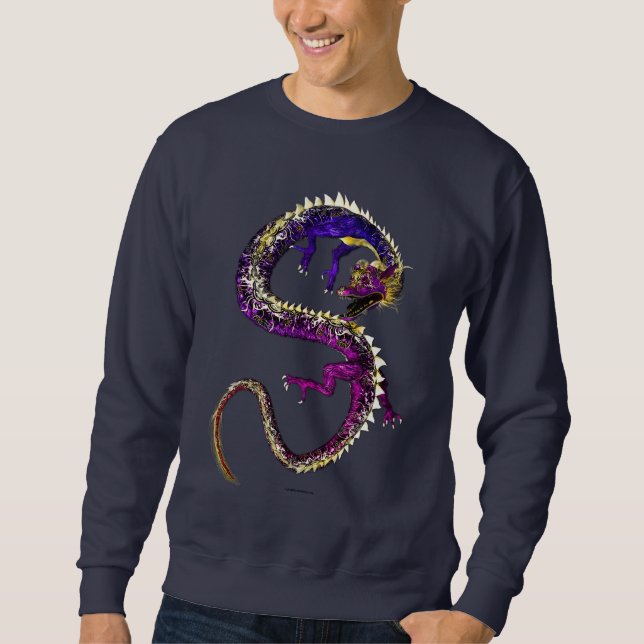 Ametyst Dragon Manar Shirts Sweatshirt (Framsida)