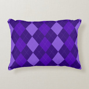 Ametyst Lila Argyle Prydnadskudde