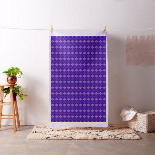 Ametyst Lila Argyle Tyg